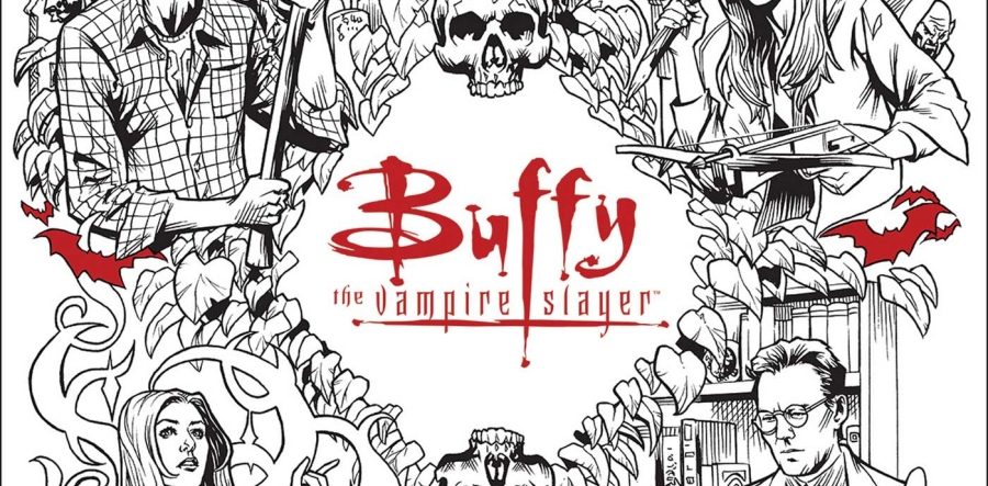 Buffy the vampire slayer adult coloring book in december