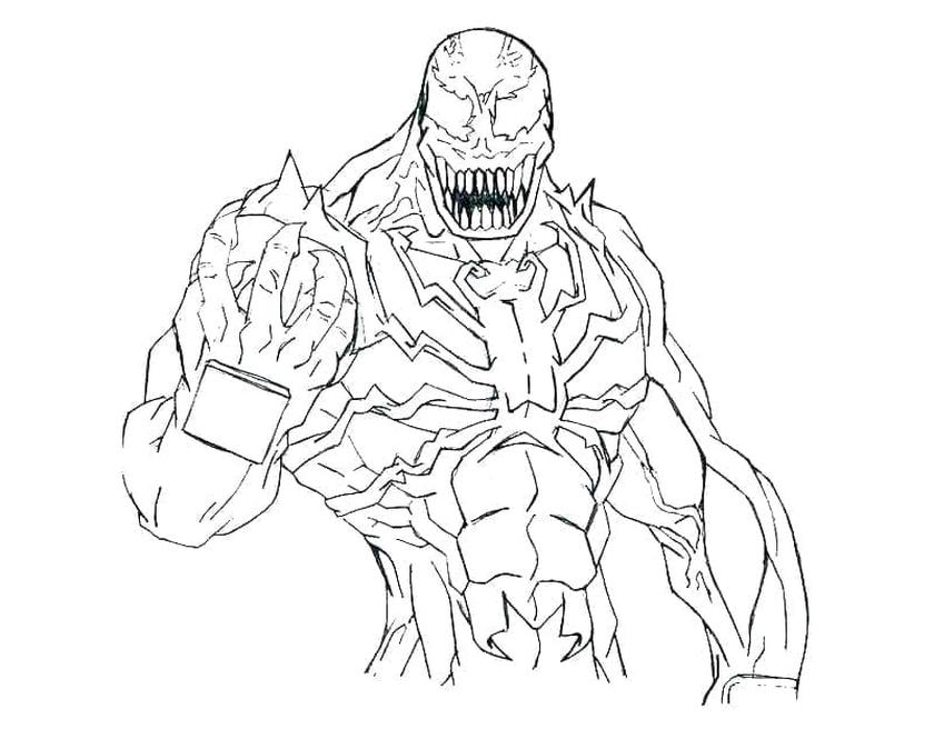 Get this venom coloring pages free printable wni