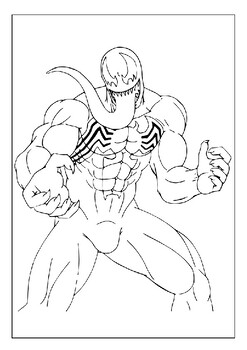 Create your own venom with our printable coloring pages collection pages
