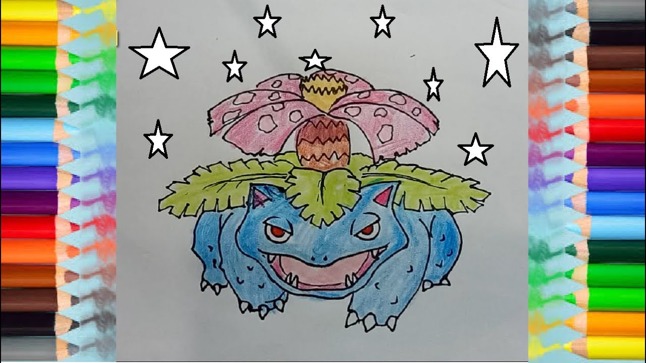 Pokemon drawing coloring pages