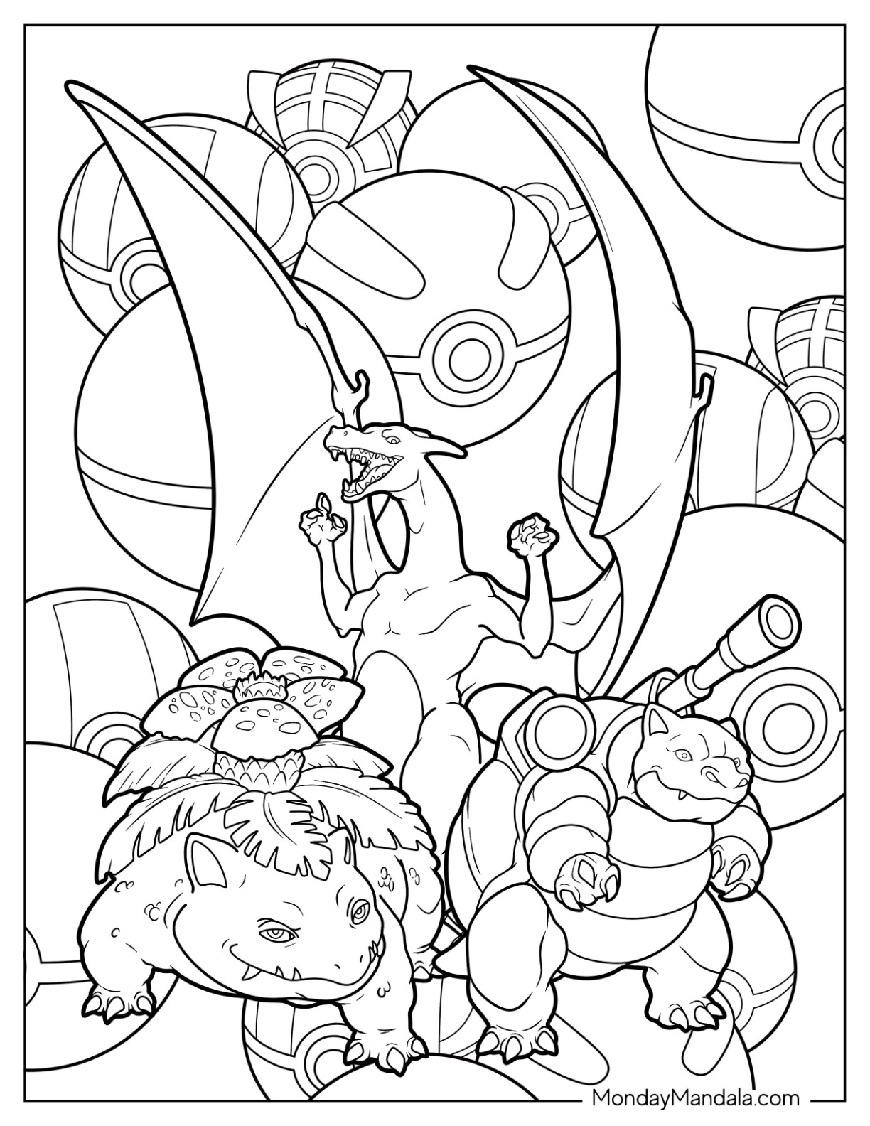 Blastoise coloring pages free pdf printables