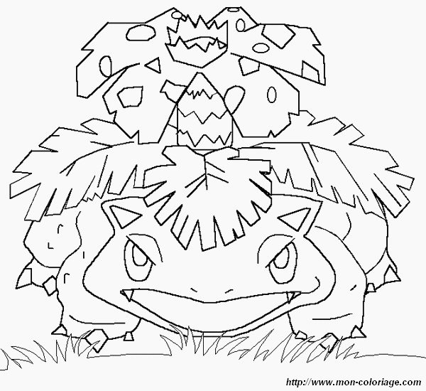 Coloring pokemon page ivysaur to print out or color online