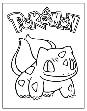 Popular bulbasaur coloring pages