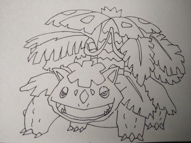 Pokemon drawing venusaur â