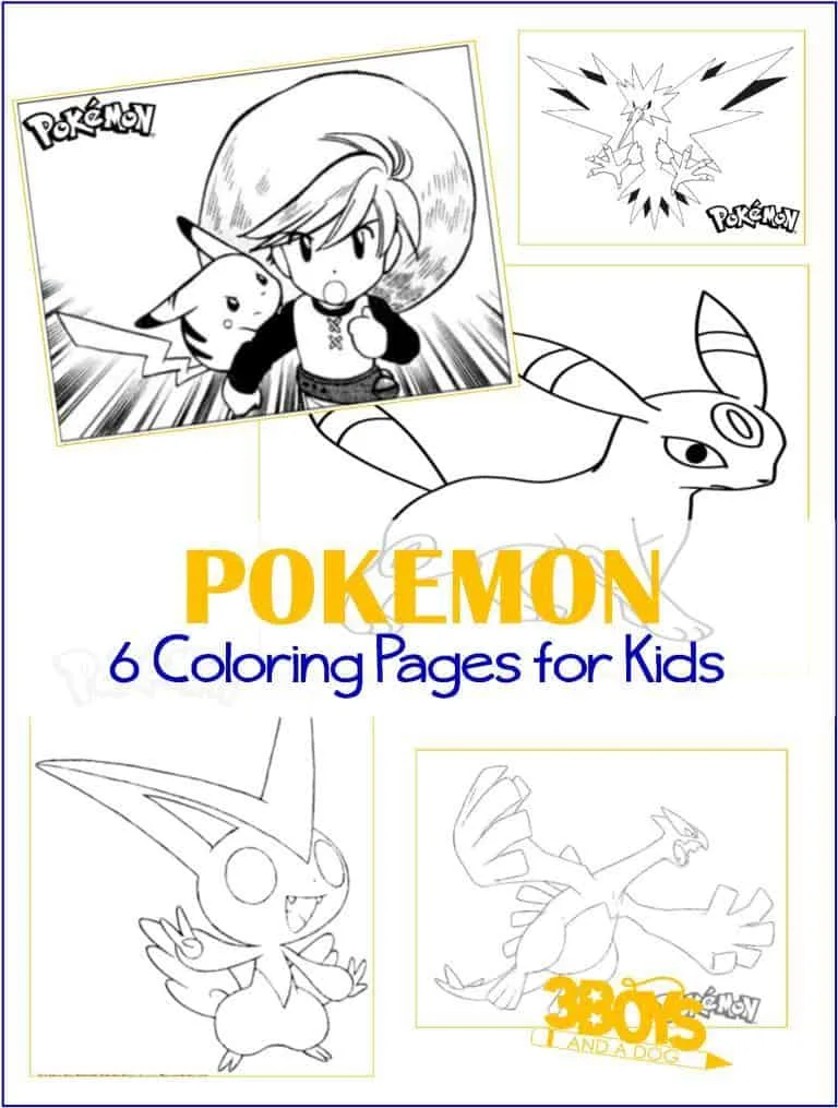 Printables pokemon coloring pages