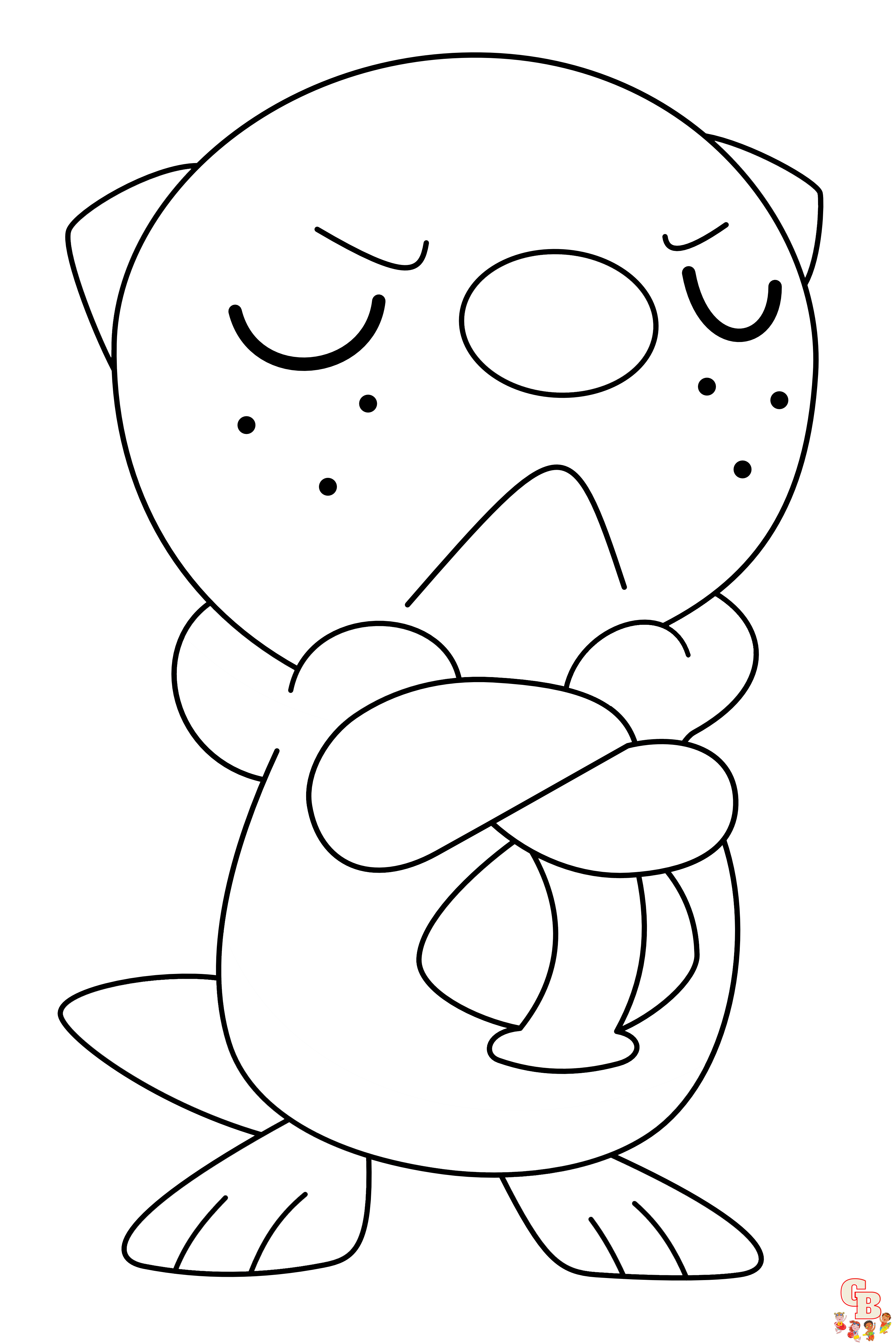 Discover the joy of oshawott coloring pages