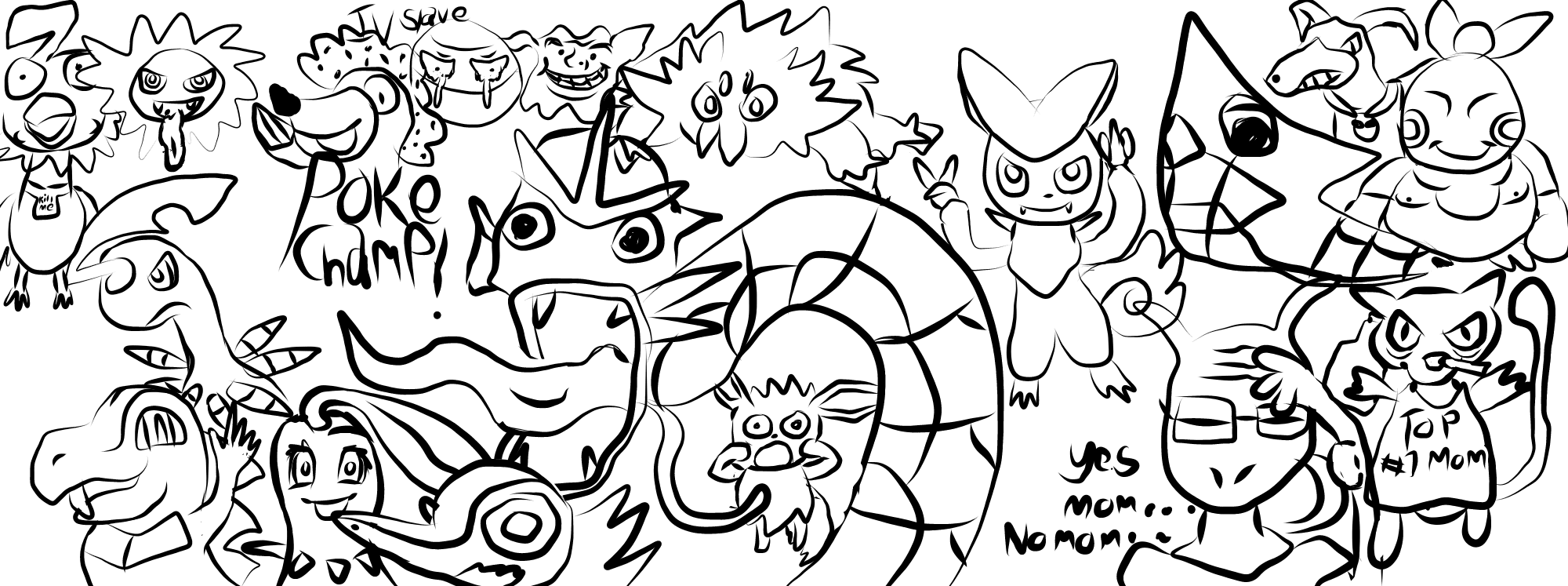 Badly drawn pokemon