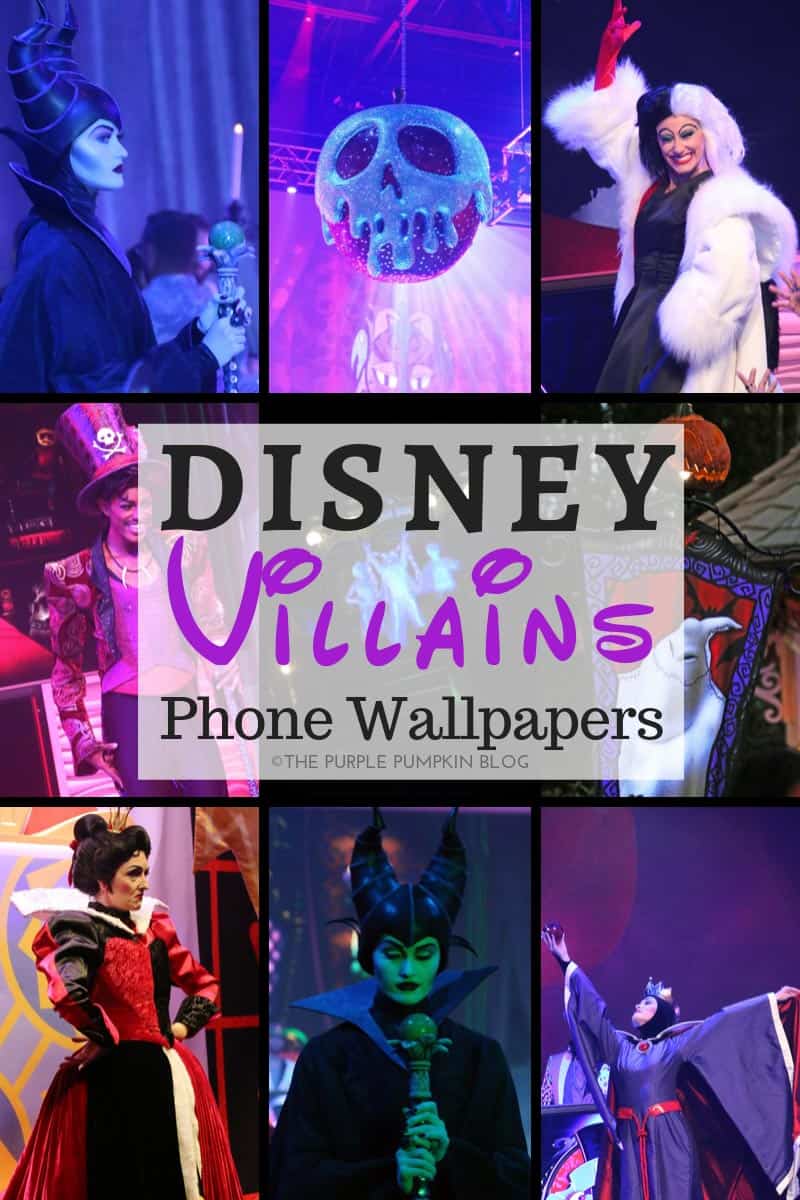 Disney villains phone wallpapers halloween phone wallpapers