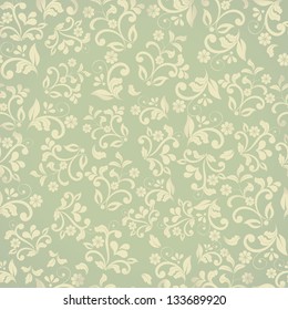 Green victorian wallpaper stock vectors images vector art
