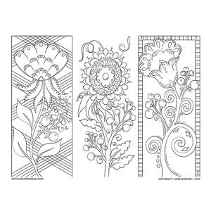 Adorable flower coloring pages â download print and color