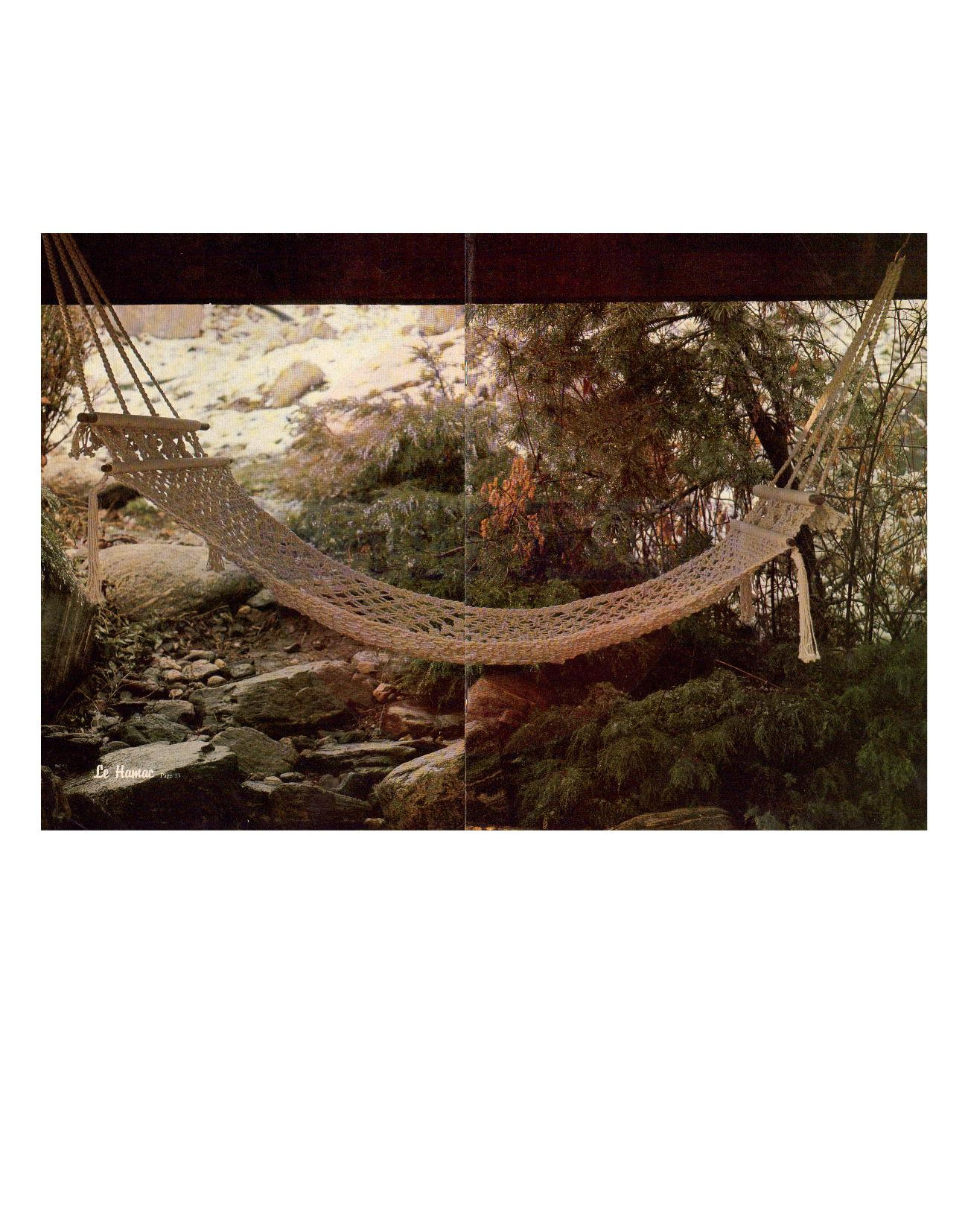 Vintage hammock