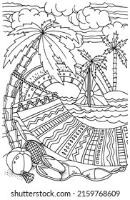 Hammock sketch photos and images