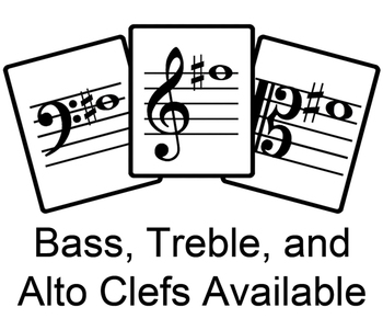 Stepwise orchestra violin viola cello bass free flash cards