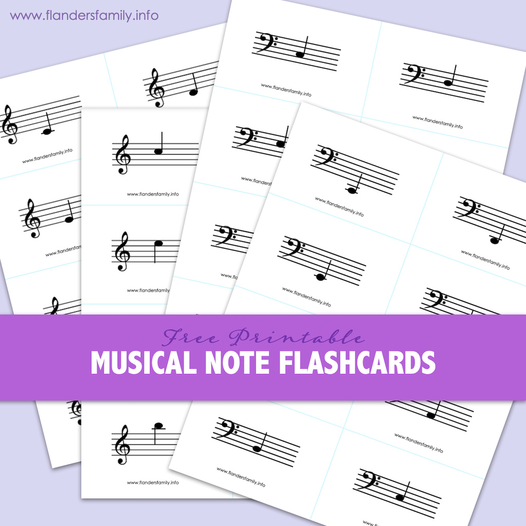 Encouraging mozart musical note flashcards