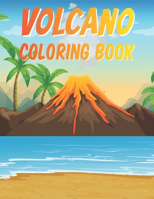 Volcano coloring book paperback murder by the book