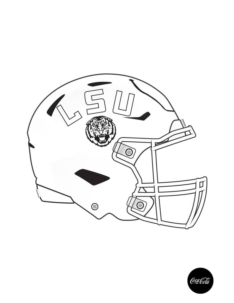 Coloring sheets from lsu athletics â lsu