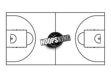 Basketball court templates from â