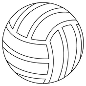 Volleyball coloring pages free coloring pages