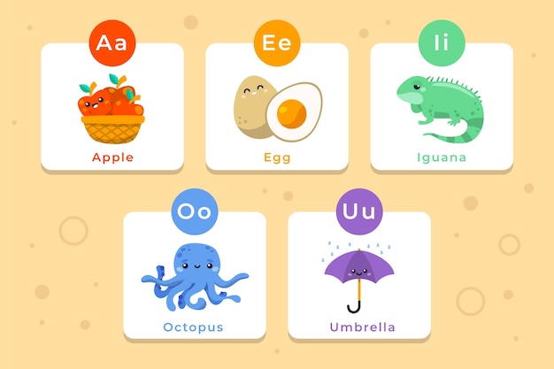 Page alphabet flashcards images