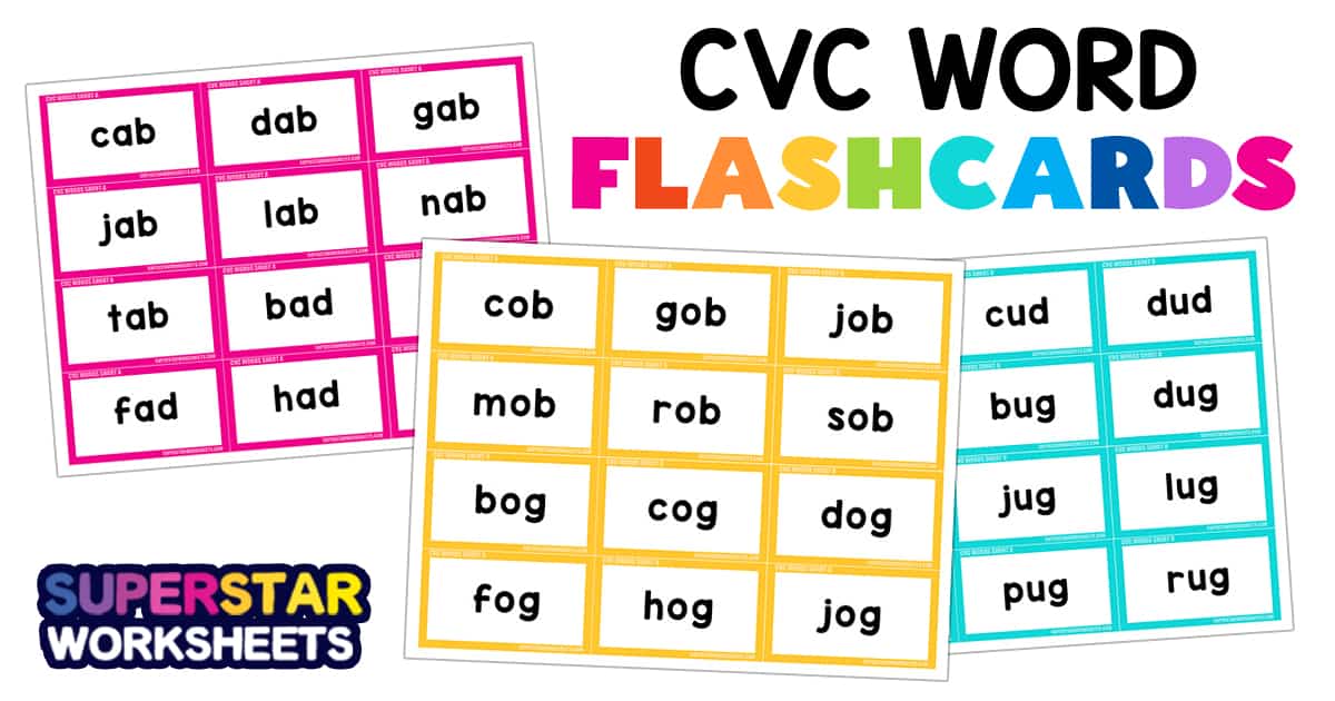 Cvc flashcards