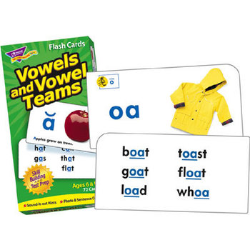 Vowels and vowel teams flash cards