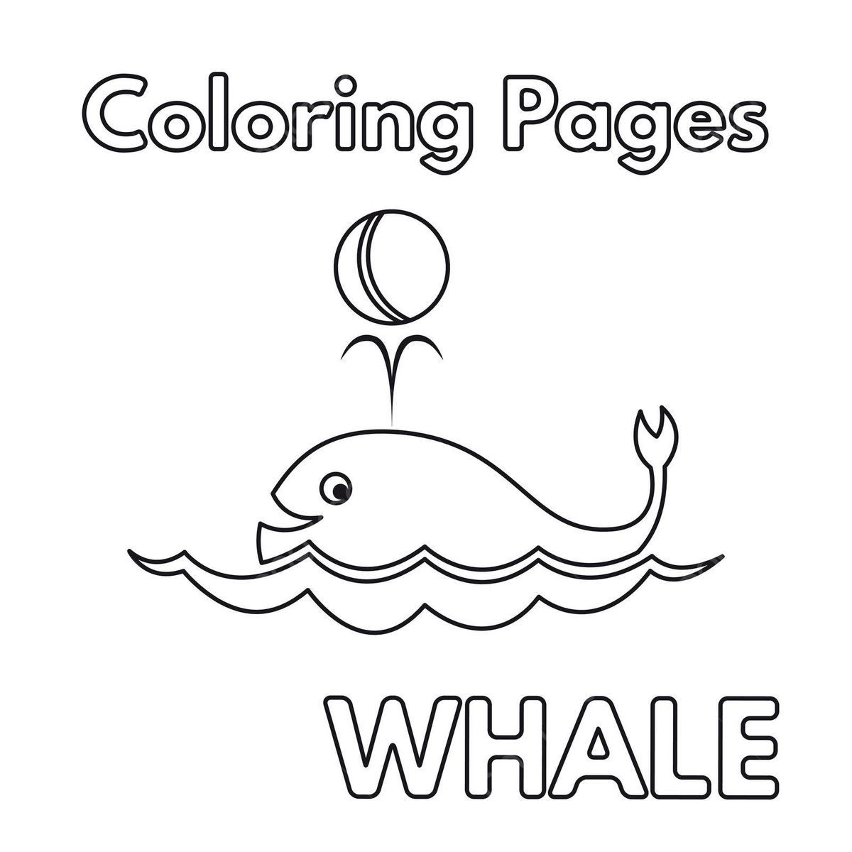 Cartoon whale coloring book image education cartoon vector image education cartoon png and vector with transparent background for free download