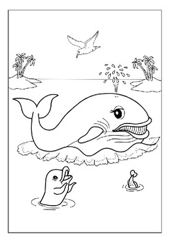 Printable whale coloring pages the ultimate activity for kids who love whales