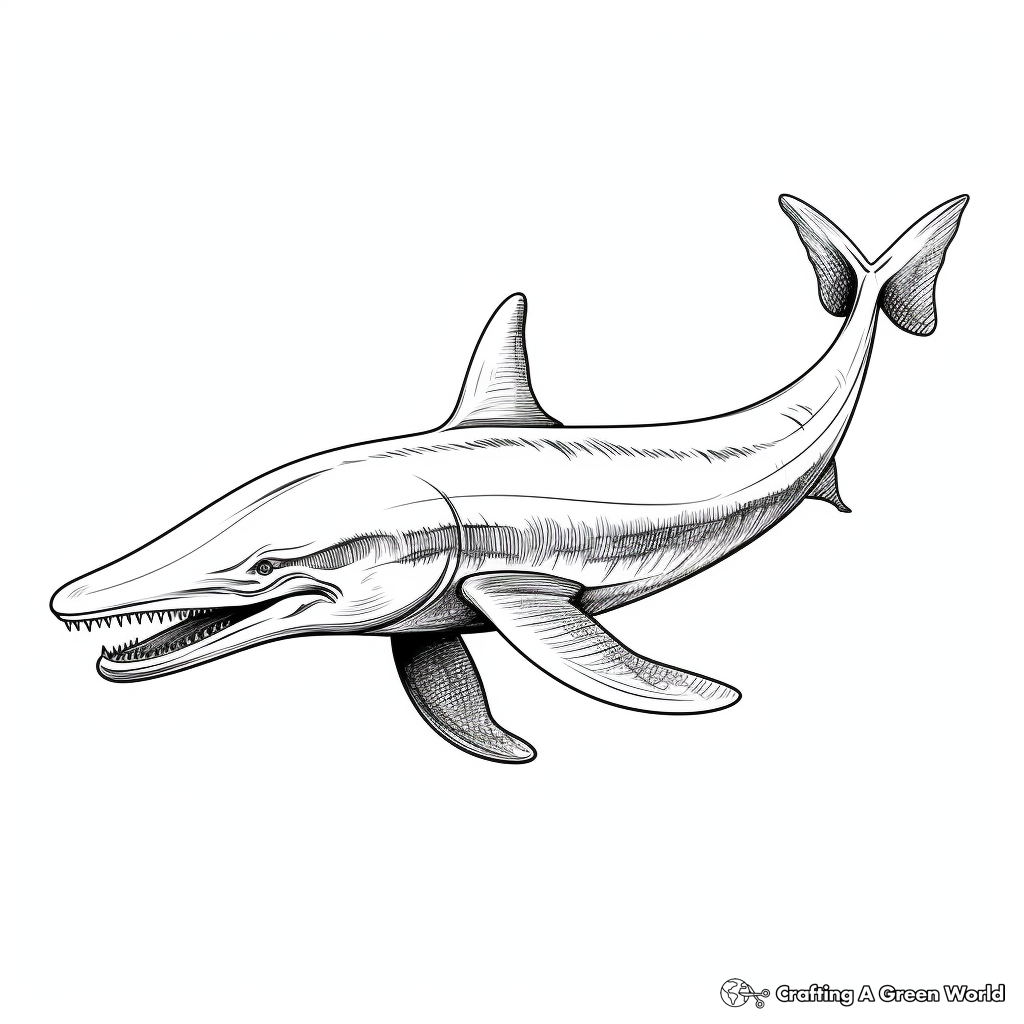 Blue whale coloring pages