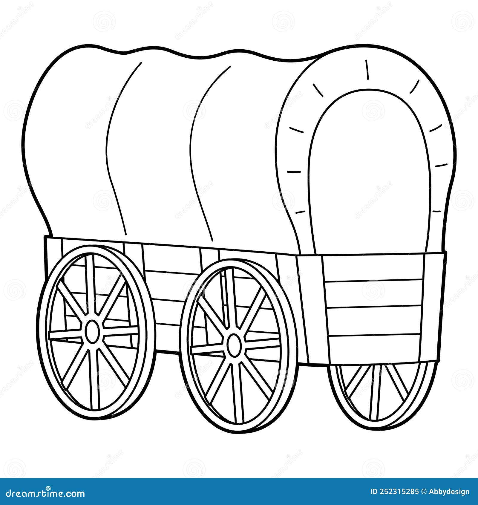 Wagon children coloring stock illustrations â wagon children coloring stock illustrations vectors clipart