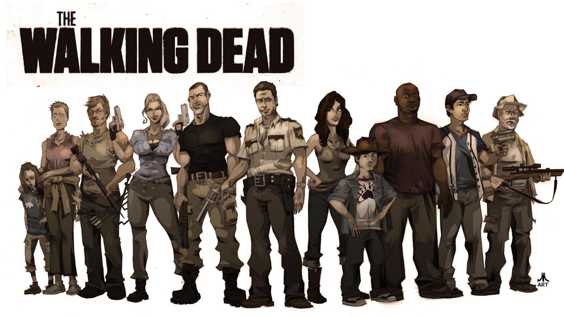 The walking dead animated wallpaper