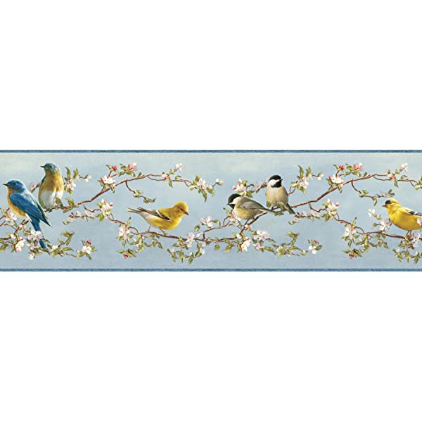 Birds wallpaper border