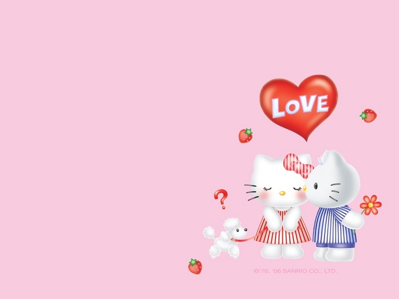 Hello kitty love wallpaper by hellokittysfanclub on