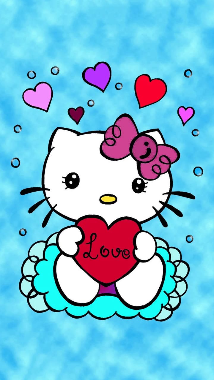 Hello kitty valentines wallpaper