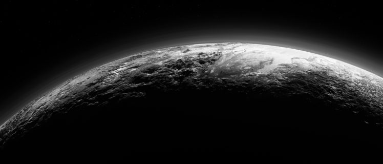 Pluto space planet monochrome hd wallpapers desktop and mobile images photos