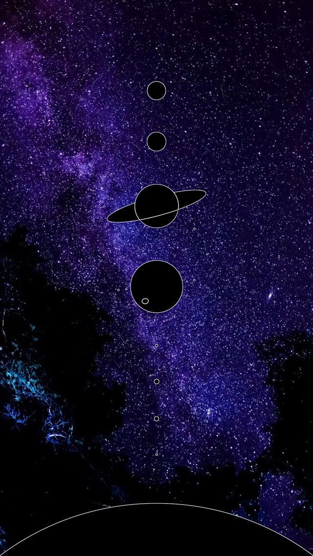 Made some cool space wallpapers including pluto rmobilewallpaper
