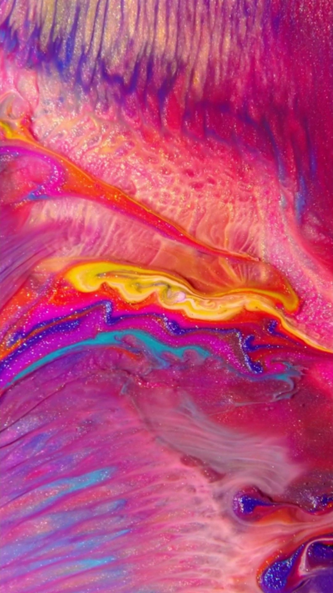 Acrylic pour wallpapers