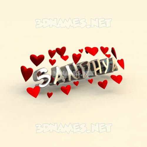 Preview of in love d name for sandhya