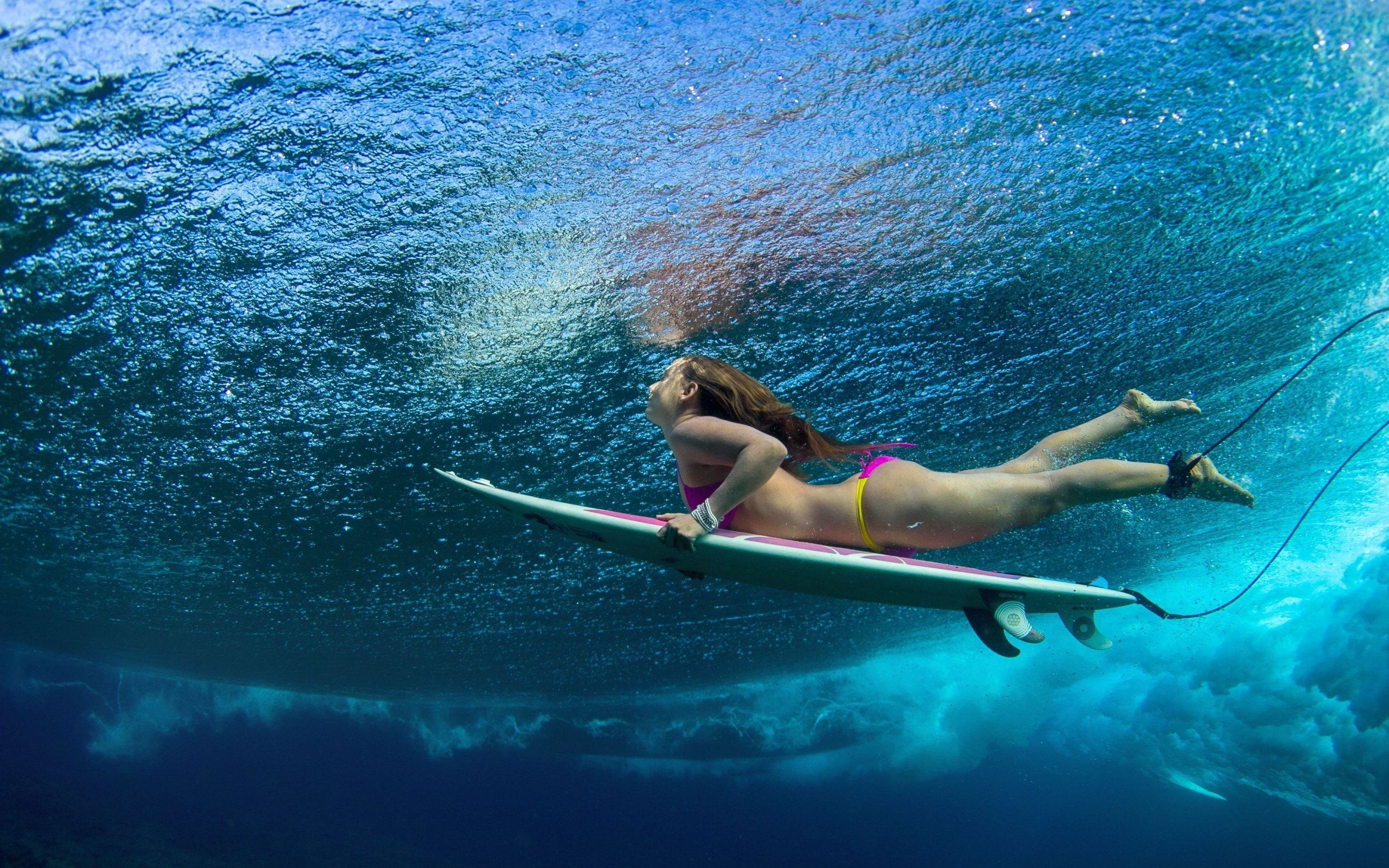 Surfing girl wallpapers