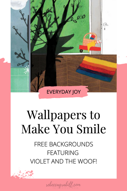 Free violet and the woof picture book wallpapers â rebecca grabill