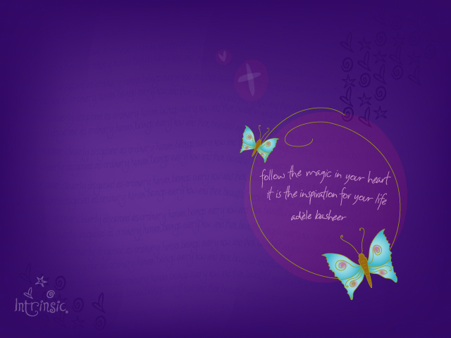 Inspirational quotes on purple background