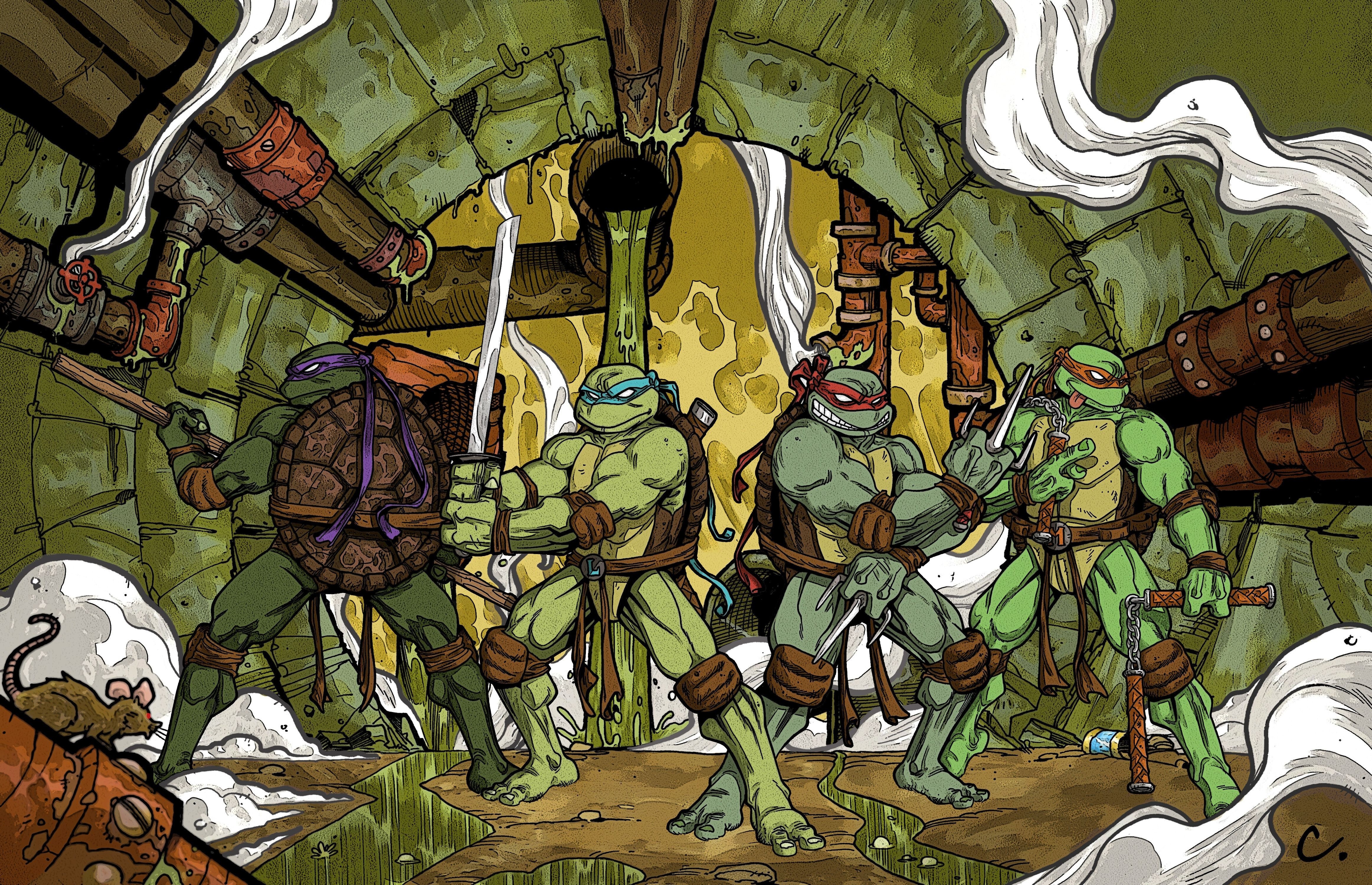 Cartoon warrior ics mythology teenage mutant ninja turtles screenshot ancient history middle ages