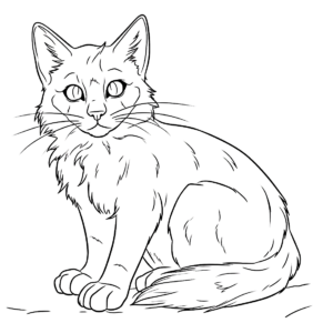 Warrior cats coloring pages printable for free download