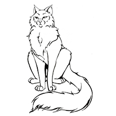 Top free printable warrior cats coloring pages online