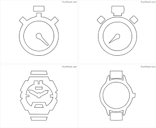 Free printable watch coloring pages for kids â