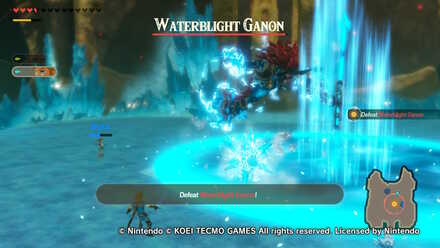 Boss battle guide how to beat waterblight ganon hyrule warriors age of calamityï