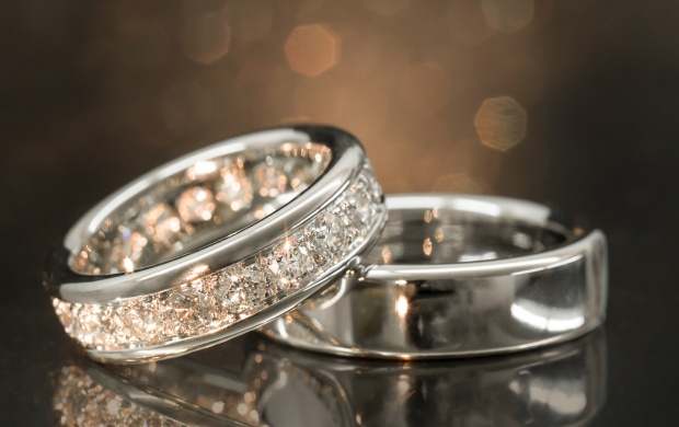 Two wedding rings wallpapers