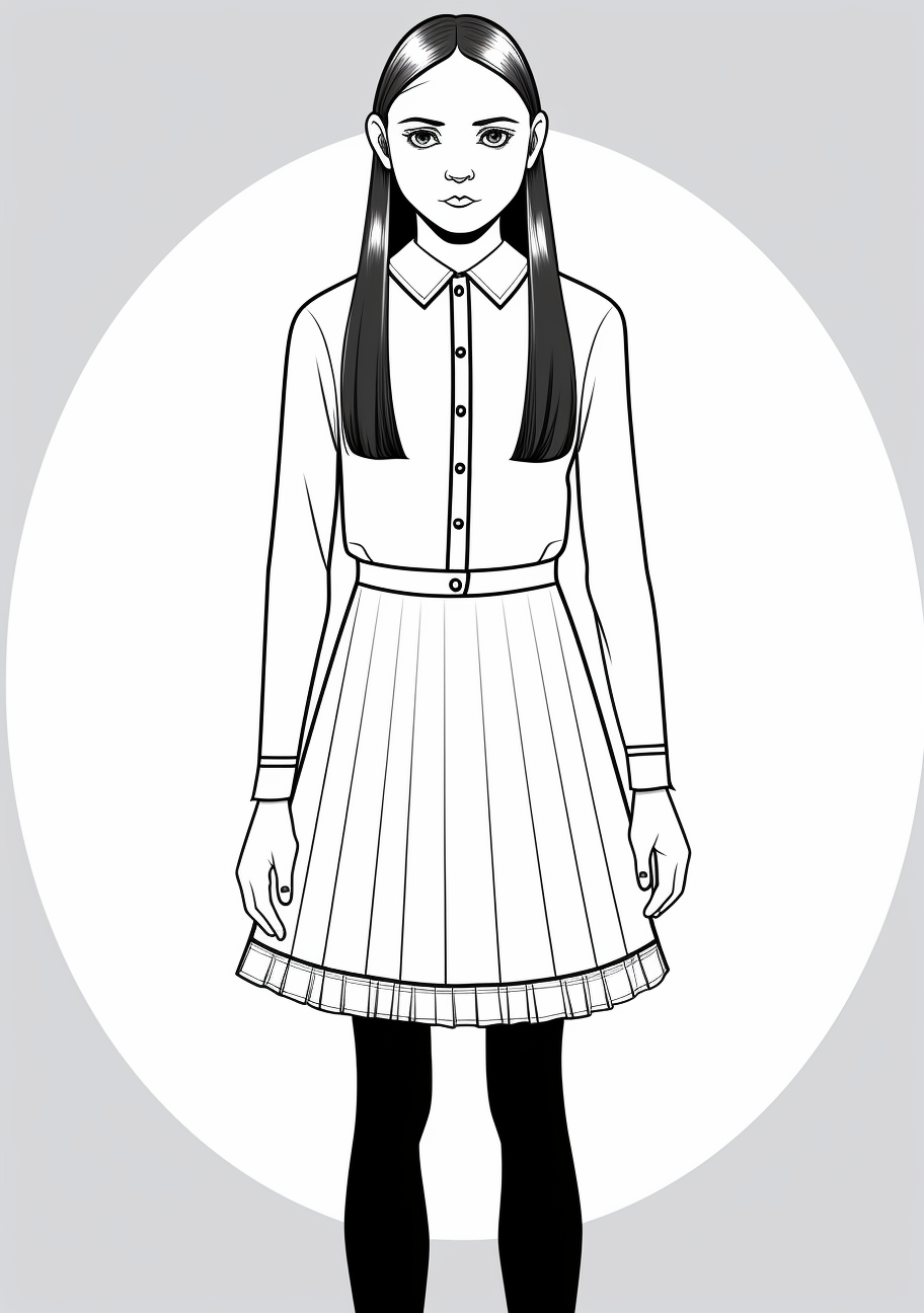 Wednesday addams printable coloring s adult coloring crafts kid fun s coloring