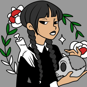Wednesday addams family coloring pages