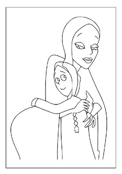 Dive into the spooky world of the addams family with printable coloring pages