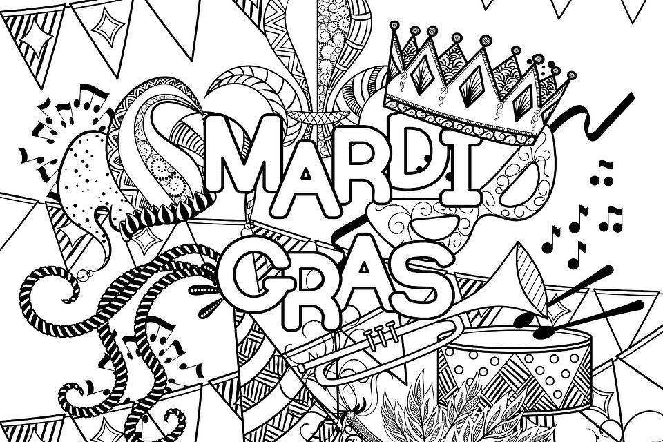 Mardi gras coloring pages free printable coloring pages of mardi gras fat tuesday printables mom